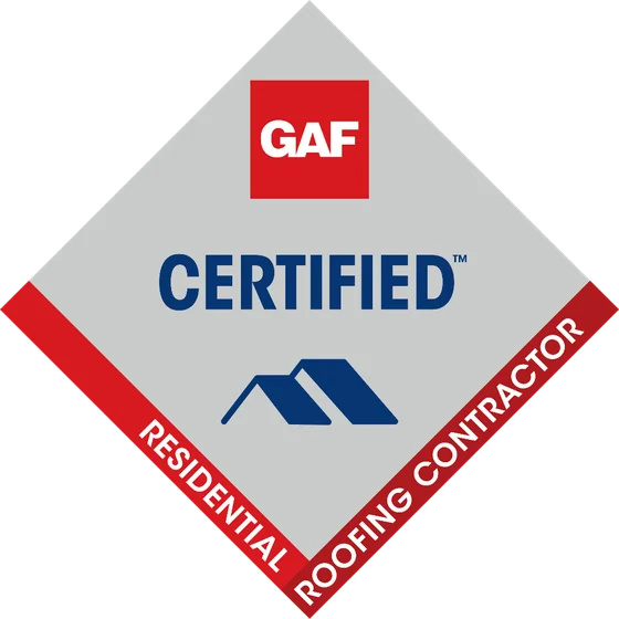 GAF Certified Residential Roofing Contractor badge